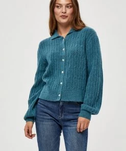 PEPPERCORN SCARLET Gilet Storm Blue Femme