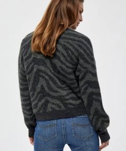 PEPPERCORN ALBA Gilet Duffel Bag Green Mel Femme -Promos PEPPERCORN Magasin 5a686dc52eb640298580cd954336e492