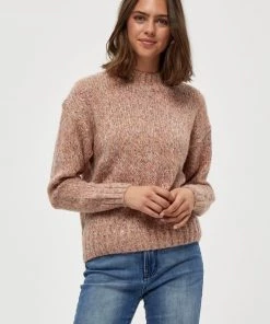 PEPPERCORN Pullover Toasted Nut Melange Femme