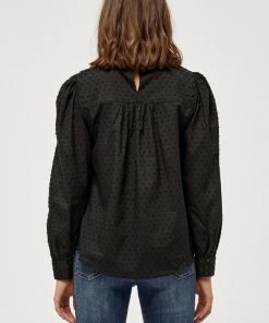 PEPPERCORN LORENA Blouse Black Femme -Promos PEPPERCORN Magasin 5b767efe428e47fd9fb97a3b2d43f240