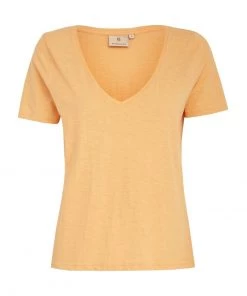 PEPPERCORN ESTEL T Shirt Basique Peach Cobbler Femme -Promos PEPPERCORN Magasin 5bd9d7b9375748d6bcb6e01dc0a95ab0
