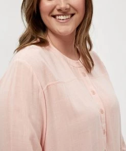 PEPPERCORN Femme DJANET DIXIE CURVE Blouse Rose Blossom Pink -Promos PEPPERCORN Magasin 5c1467a841784b46bea942cba4df40d7