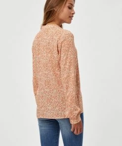 PEPPERCORN Femme DARIA JENNI Blouse Melon Peach Print -Promos PEPPERCORN Magasin 5cc9092ab0a14177be89c4a903d589a7