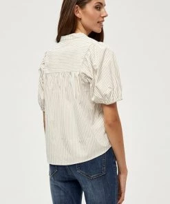 PEPPERCORN EMALA Blouse Almond Milk Striped Femme -Promos PEPPERCORN Magasin 5f0492ec18404619a8a461487ae0b505