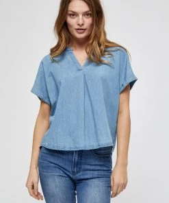 PEPPERCORN Femme NORE Blouse Light Blue Wash