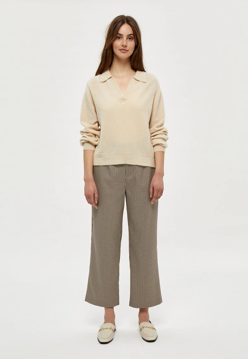 PEPPERCORN LINNEA Pullover Sandshell Melange Femme 2 PEPPERCORN LINNEA Pullover Sandshell Melange Femme – Image 2