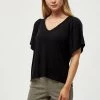 PEPPERCORN ROSALINDA T Shirt Imprimé Black Femme