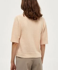 PEPPERCORN SHORT SLEEVE Polo Rose Blossom Pink Melange Femme -Promos PEPPERCORN Magasin 5ff6a6ea18ed43e4b6d8419b17d91e2b