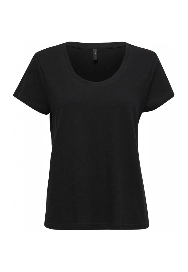 PEPPERCORN MICHELLE TEE T Shirt Basique Black Femme 5 PEPPERCORN MICHELLE TEE T Shirt Basique Black Femme – Image 5