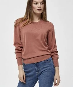 PEPPERCORN TANA PUFF LONGSLEEVE Pullover Cedar Wood Femme