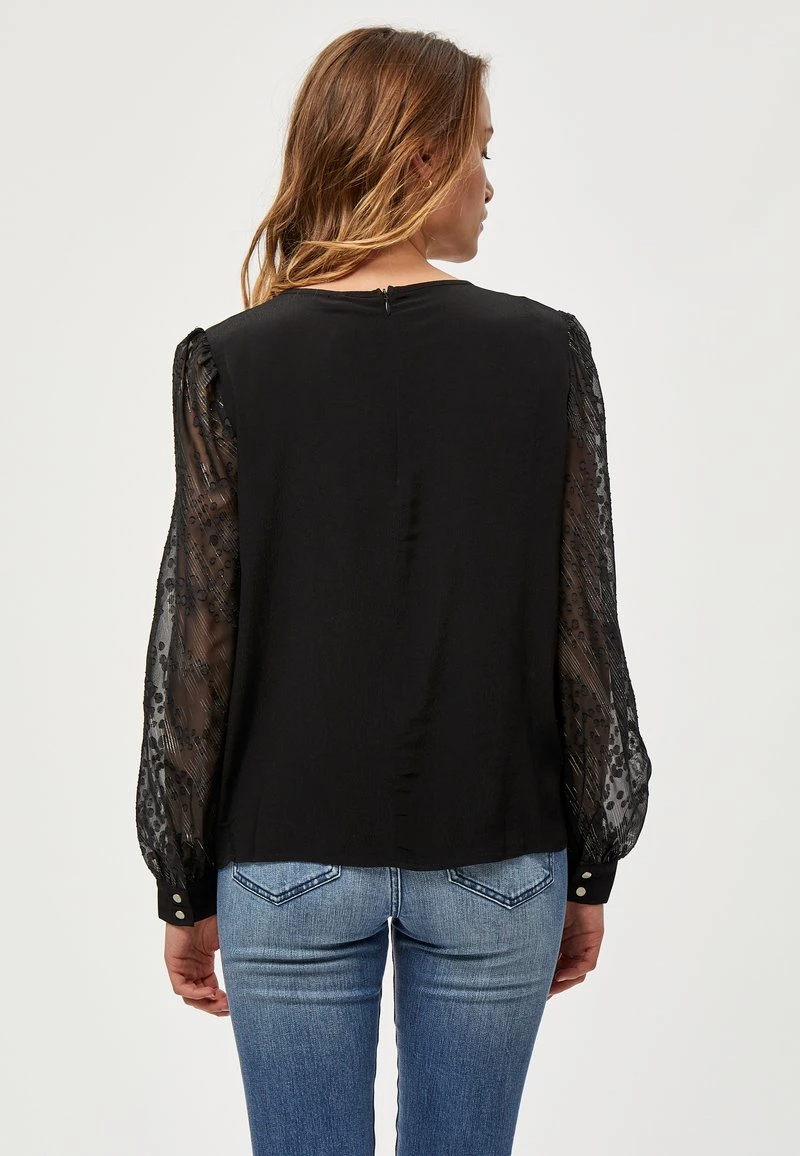 PEPPERCORN Femme RASHELLE Blouse Black 3 PEPPERCORN Femme RASHELLE Blouse Black – Image 3