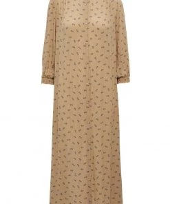 PEPPERCORN BECCA Robe Chemise Warm Sand Pr Femme -Promos PEPPERCORN Magasin 626d64dffb344491855d799599f23eeb