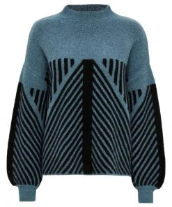 PEPPERCORN JAYDA Pullover Storm Blue Melange Femme 10 PEPPERCORN JAYDA Pullover Storm Blue Melange Femme -Promos PEPPERCORN Magasin 63ae6f56887740488c972c92dffc3fe5
