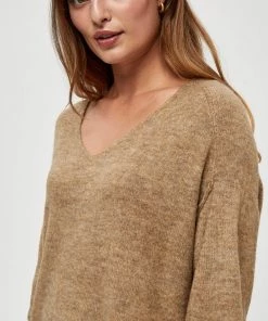 PEPPERCORN LETTY Pullover Brown Femme 7 PEPPERCORN LETTY Pullover Brown Femme -Promos PEPPERCORN Magasin 6497c8d8263a48b082ff02a2a8dd038d