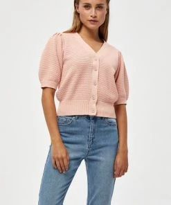 PEPPERCORN DESTINA Gilet Rose Blossom Pink Femme