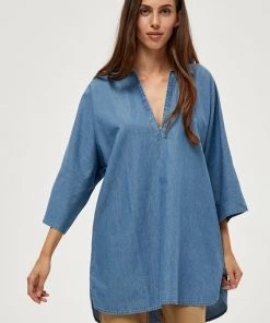 PEPPERCORN Femme CIA Tunique Light Blue Wash