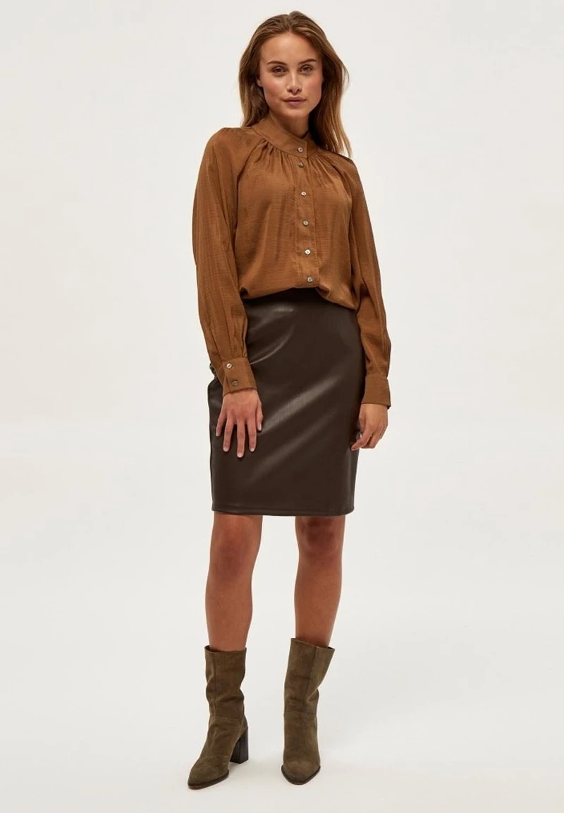 PEPPERCORN Femme Chemisier Brown 2 PEPPERCORN Femme Chemisier Brown – Image 2