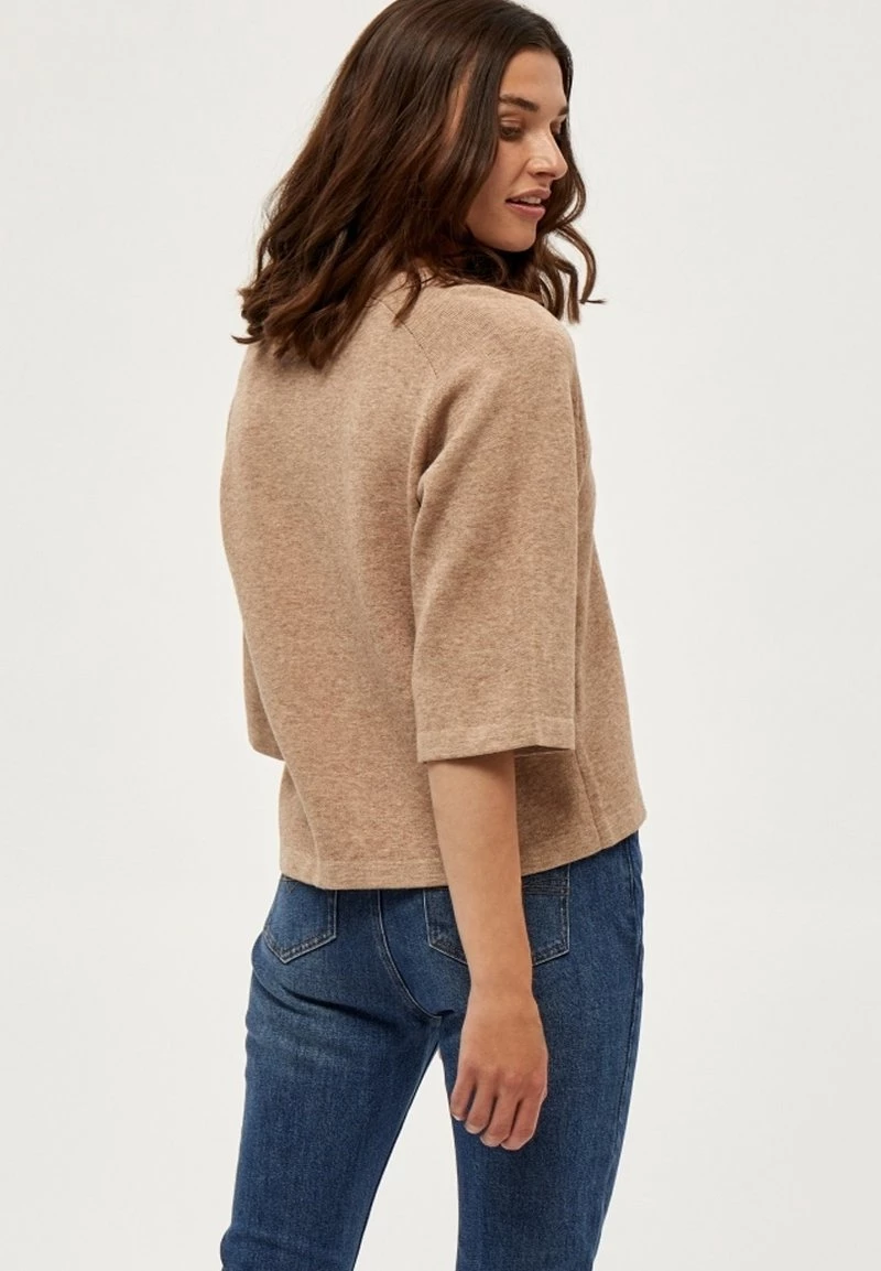 PEPPERCORN ROSALIA Pullover Warm Sand Melange Femme 3 PEPPERCORN ROSALIA Pullover Warm Sand Melange Femme – Image 3