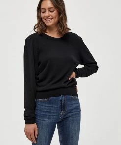 PEPPERCORN Femme TANA PUFF LONGSLEEVE Pullover Black