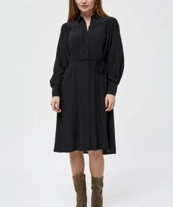 PEPPERCORN Femme ALVA Robe Chemise Black