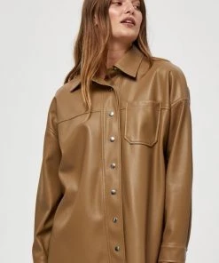 PEPPERCORN Femme JAMILLA Manteau Court Sepia Tint