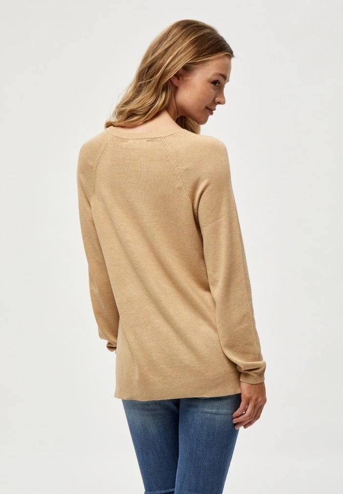 PEPPERCORN Femme TANA Pullover Warm Sand Melange 3 PEPPERCORN Femme TANA Pullover Warm Sand Melange – Image 3