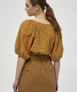 PEPPERCORN Femme MIRA Blouse Medal Bronze -Promos PEPPERCORN Magasin 6d141348d45b4611af2dbda55c2cbc3a