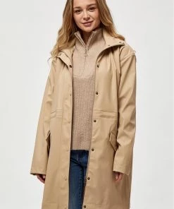 PEPPERCORN Parka Sand Femme