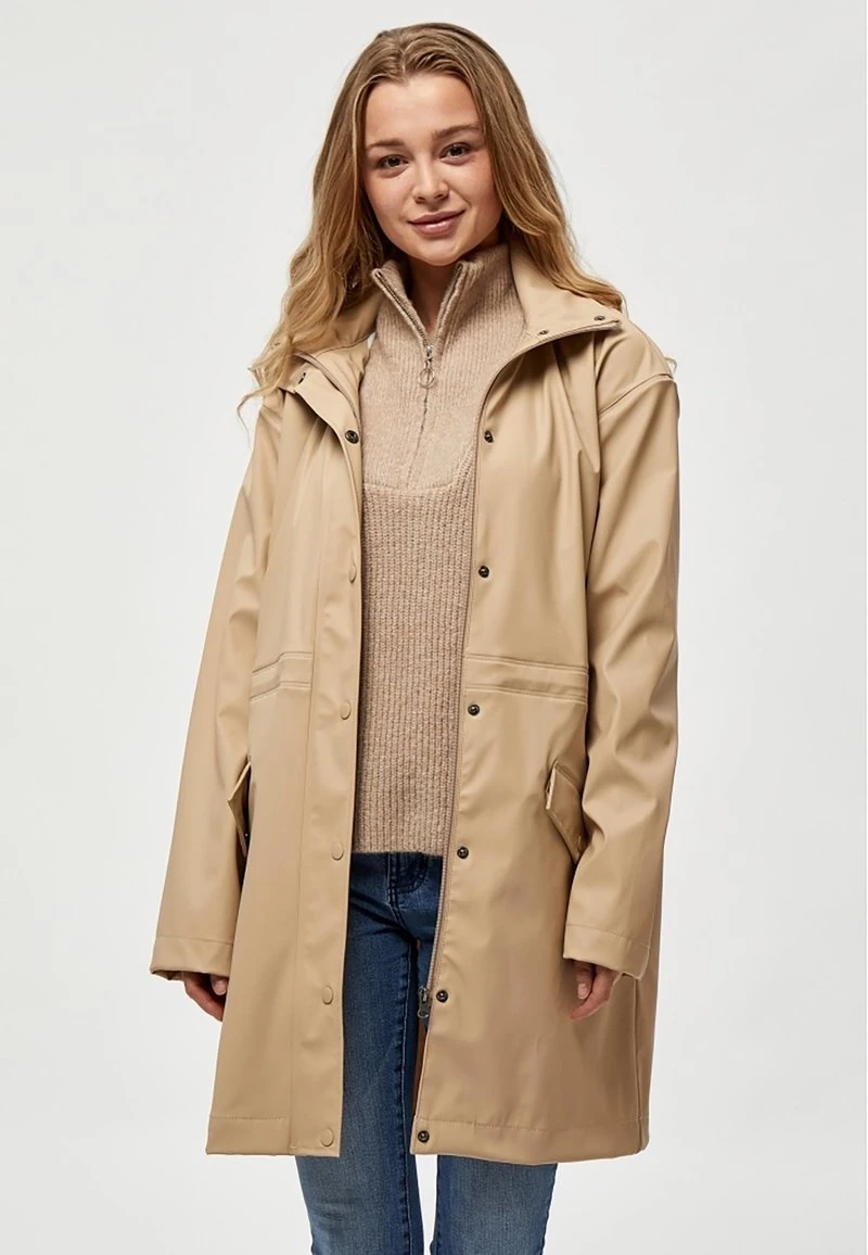PEPPERCORN Parka Sand Femme 1 PEPPERCORN Parka Sand Femme