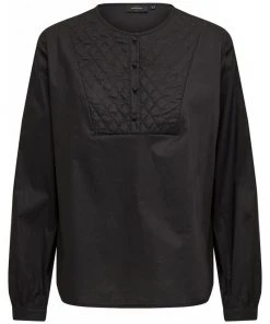 PEPPERCORN Femme T Shirt à Manches Longues Black -Promos PEPPERCORN Magasin 6e871589faaa46ea946d5afd48a18c2c