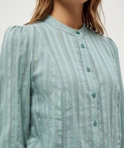 PEPPERCORN Femme DANA Chemisier Arctic Blue -Promos PEPPERCORN Magasin 70feabc4480b4f15a721148fad53c300