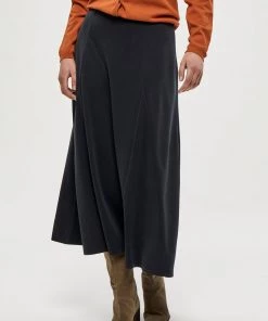 PEPPERCORN LANA Jupe Trapèze Black Femme