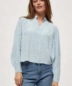 PEPPERCORN CELESTINE JULIANNA Blouse Dusk Blue Pr Femme