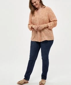 PEPPERCORN DARIA Blouse Melon Peach Print Femme -Promos PEPPERCORN Magasin 73e8909317874709b2e98ad7cbe507f1