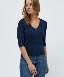PEPPERCORN TANA T Shirt Basique Navy Femme