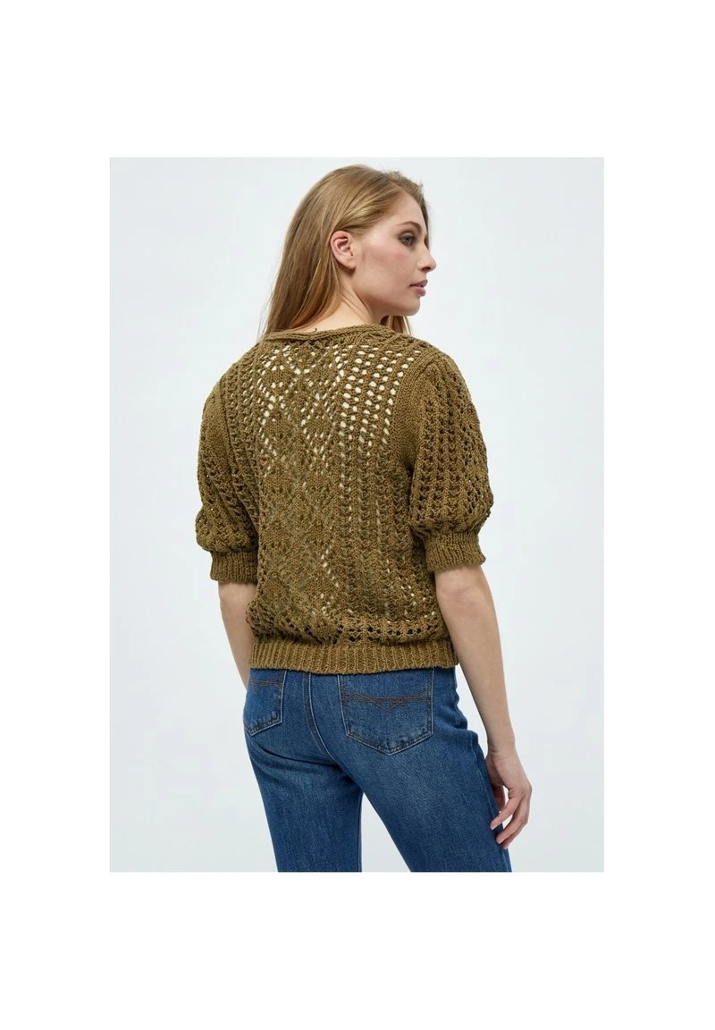 PEPPERCORN EDYN Gilet Ermine Brown Femme 2 PEPPERCORN EDYN Gilet Ermine Brown Femme – Image 2