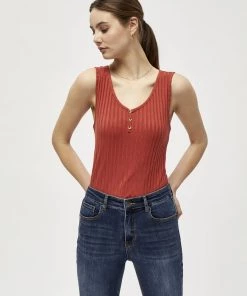 PEPPERCORN Débardeur Burnt Ochre Femme