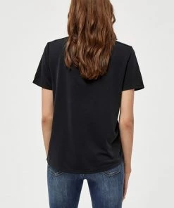 PEPPERCORN PHILINA T Shirt Basique Black Femme -Promos PEPPERCORN Magasin 75c0e5ad544248f182fee19434913055