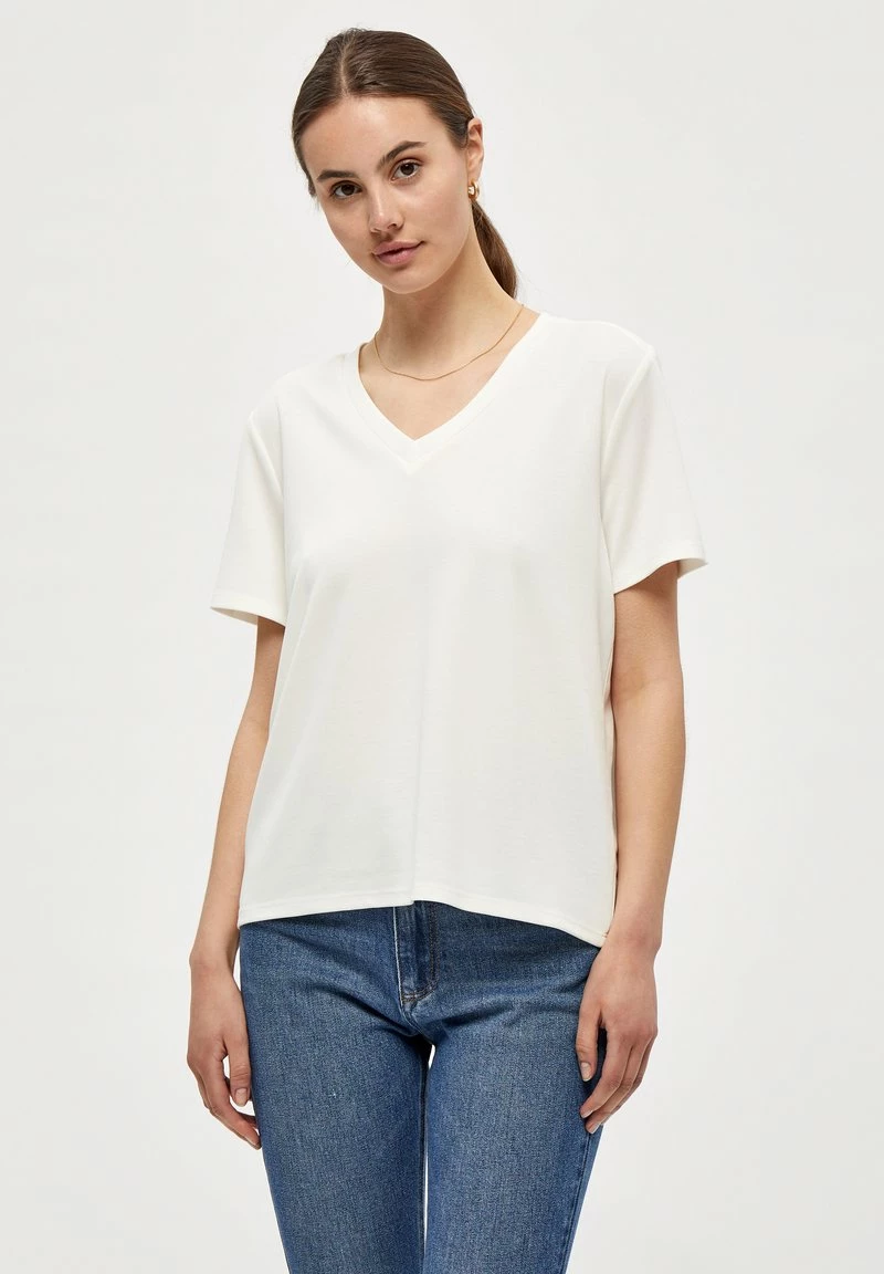 PEPPERCORN Femme PHILINA T Shirt Basique Sandshell 1 PEPPERCORN Femme PHILINA T Shirt Basique Sandshell