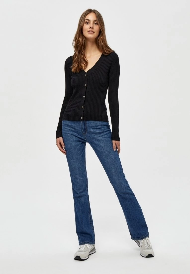 PEPPERCORN TANA LONGSLEEVE Gilet Black Femme 2 PEPPERCORN TANA LONGSLEEVE Gilet Black Femme – Image 2