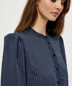 PEPPERCORN Femme LISSI Blouse D. Blue 7 PEPPERCORN Femme LISSI Blouse D. Blue -Promos PEPPERCORN Magasin 77270272171d48eaac9eb30d9471b831