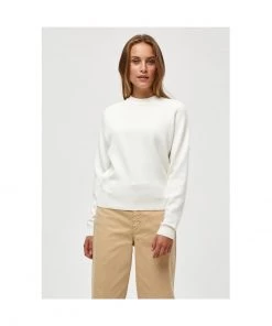 PEPPERCORN ROSALIA Pullover Cloud Dancer Femme