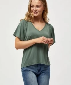 PEPPERCORN Femme ROSALINDA T Shirt Imprimé Laurel Wreath Green