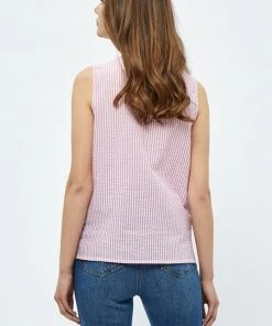 PEPPERCORN ELAINE Blouse Pink Lemonade Striped Femme -Promos PEPPERCORN Magasin 792180e7d19b40478e7aae4a7b8718b6