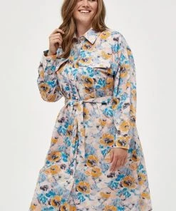 PEPPERCORN DAMINA Robe Chemise Ant. White Print Femme