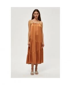 PEPPERCORN ELOTTA Robe De Jour Ermine Brown Femme