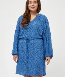 PEPPERCORN Robe De Jour Star Sapphire Blue Print Femme