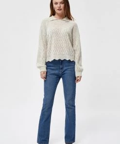 PEPPERCORN Pullover Sandshell Melange Femme