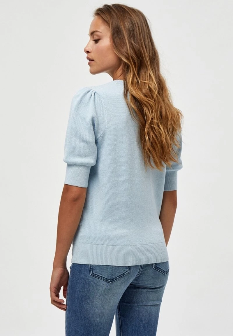 PEPPERCORN TANA 3/4 SLEEVE Pullover Skyway Blue Melange Femme 3 PEPPERCORN TANA 3/4 SLEEVE Pullover Skyway Blue Melange Femme – Image 3