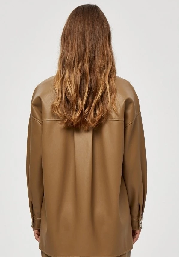 PEPPERCORN Femme JAMILLA Manteau Court Sepia Tint 3 PEPPERCORN Femme JAMILLA Manteau Court Sepia Tint – Image 3